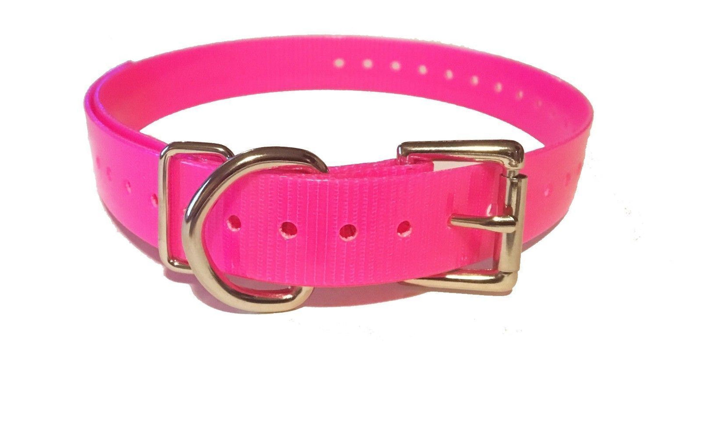 Garmin PRO Model Contact Points & 3/4" SPC Strap - Neon Pink  PRO 70, 550, PT10