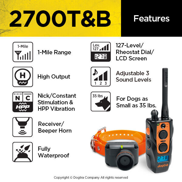 Dogtra 2700T&B Training and Beeper