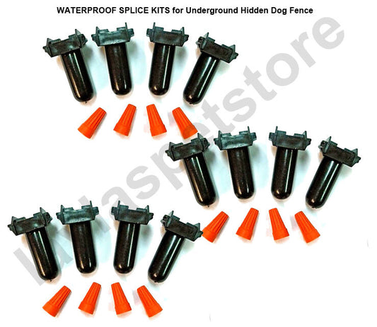 WATERPROOF SPLICE KITS  6 Sets of 2 (12 Tota)l for Underground Hidden Dog Fence