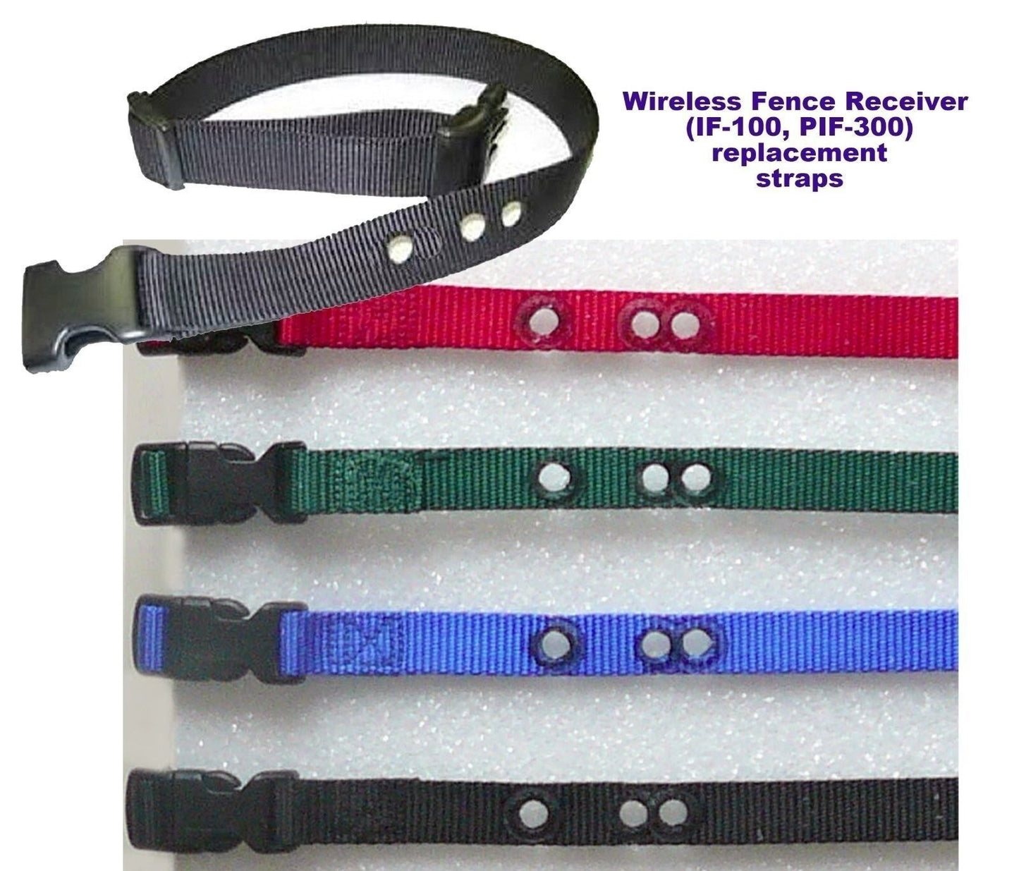 PETSAFE IF- 100 PIF-300 3/4 inch 3 Non Consecutive Replacement Collar Strap/w 529 kit Refresh Kit