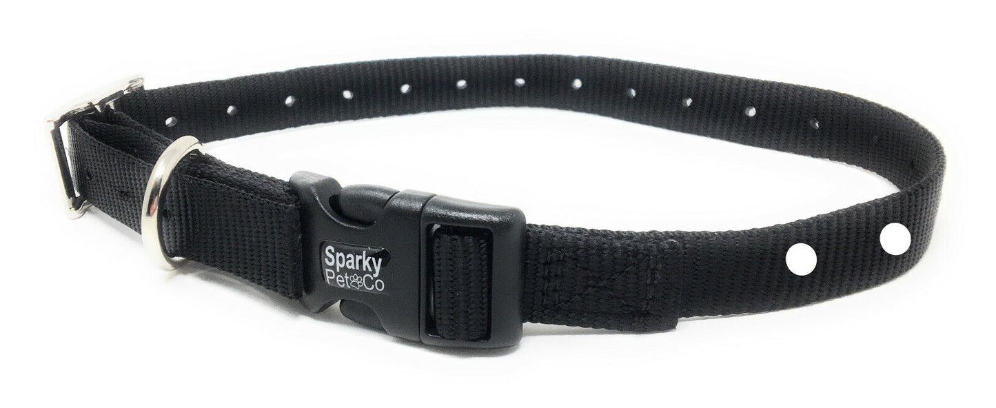 Sparky Pet Co  - 3/4" Double Buckle Nylon Collars 2 Hole (1.25") Receiver Collar