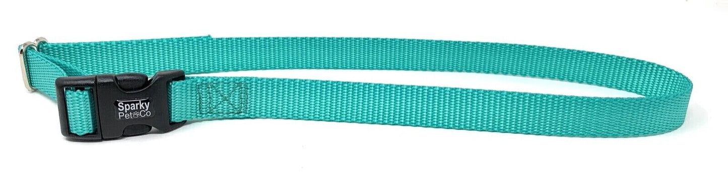 ECollar Replacement Strap 1" - Solid Nylon - Easy Release Dog Collar