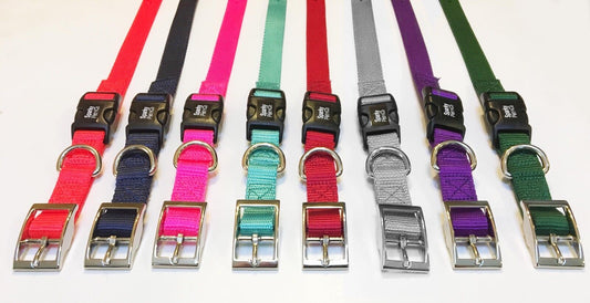 Sparky Pet Co Universal Nylon 3/4 Dog E Collar Double Buckle Straps