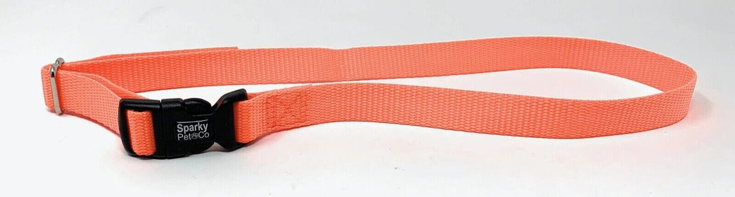 ECollar Replacement Strap 1" - Solid Nylon - Easy Release Dog Collar