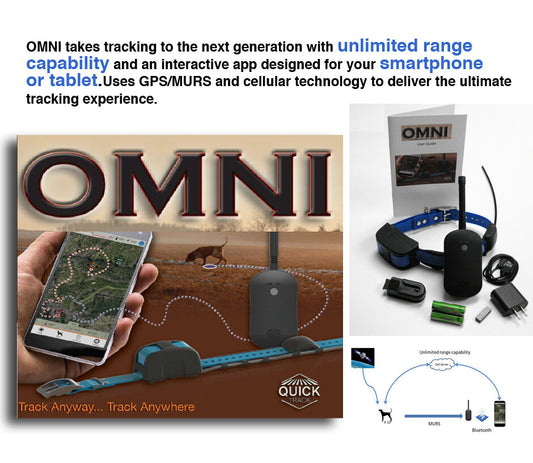 Quick Track OMNI Quick Track GPS receiver for Tracking Collars Up To 10 Dogs!