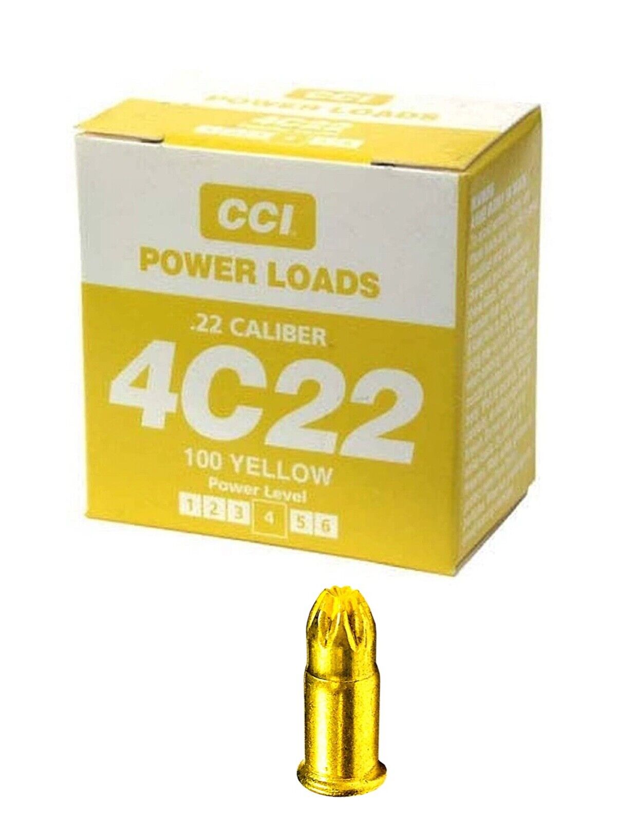 DT Systems 22Caliber Blank Power Loads - 2 Boxes of 100- 200 Total Yellow