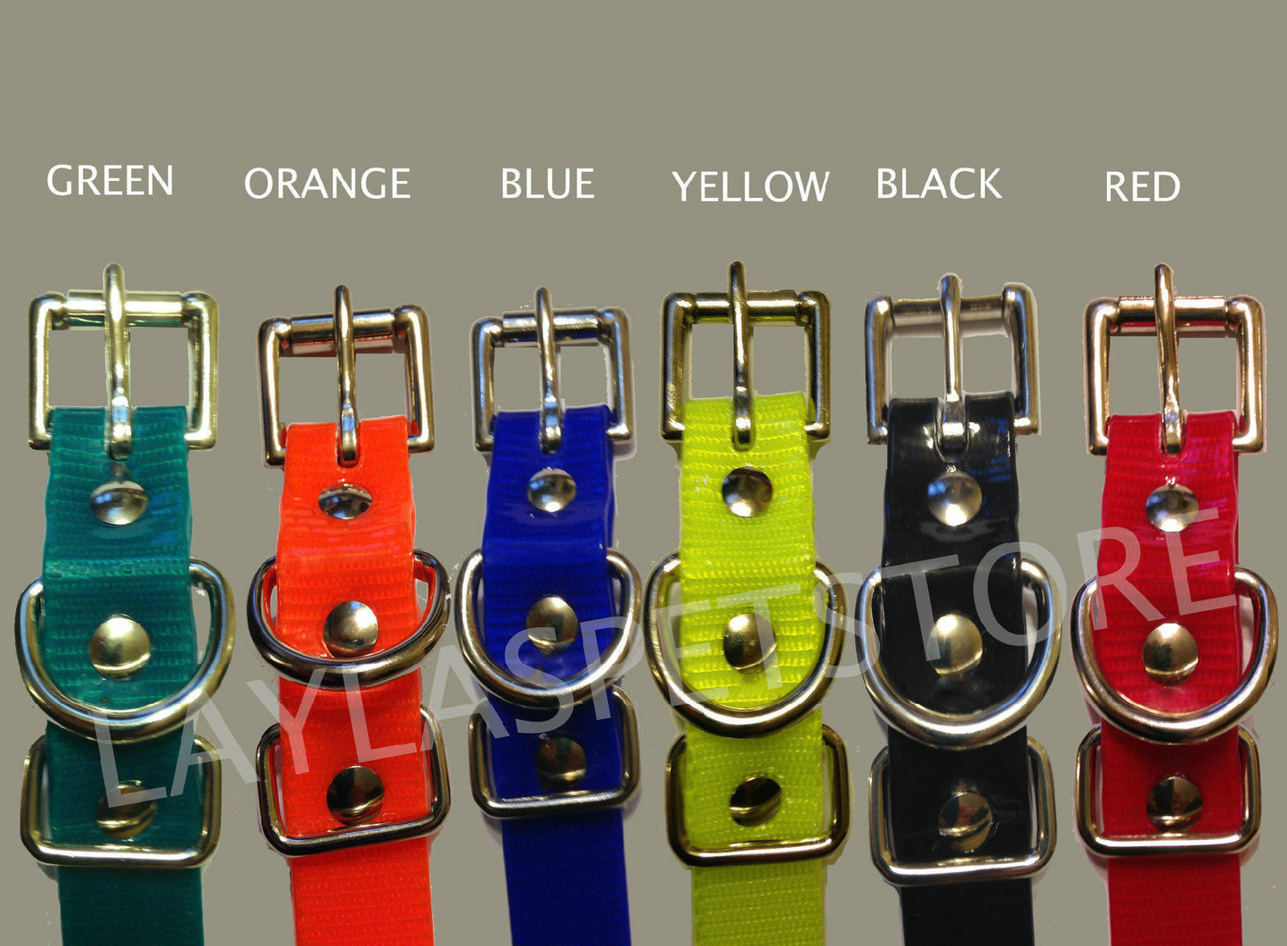 High Flex Pet Safe Vibration Bark Roller Buckle 3/4" Wireless Replacement Collar-Colors