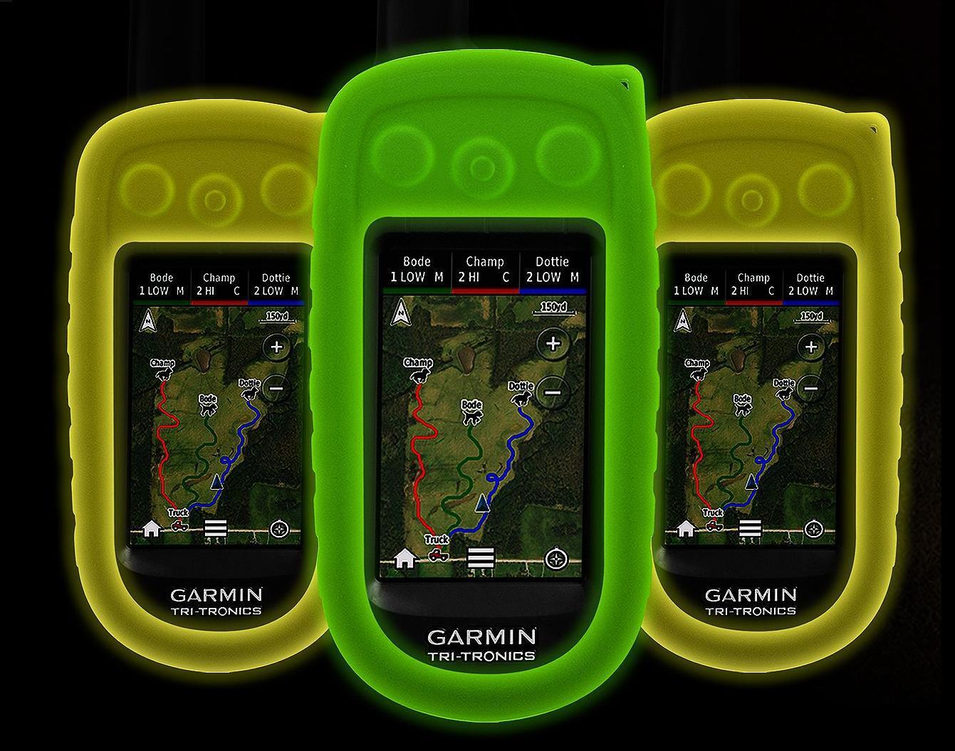 Garmin Alpha 100 Flexible Protective Silicone Gel Cover Case Night Glow by GVDS