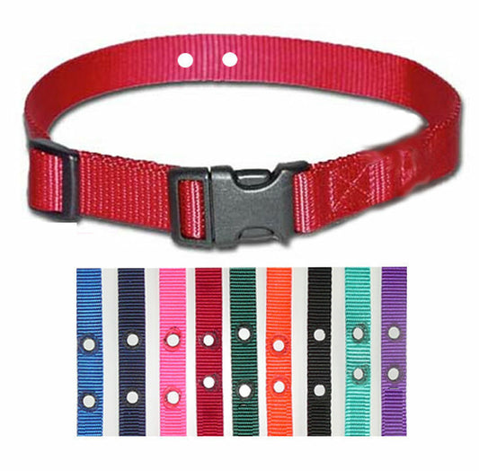 1' 2 Hole 1.25" Apart  Strong Dog Fence Strap Bark or  Raspberry Pet Stop