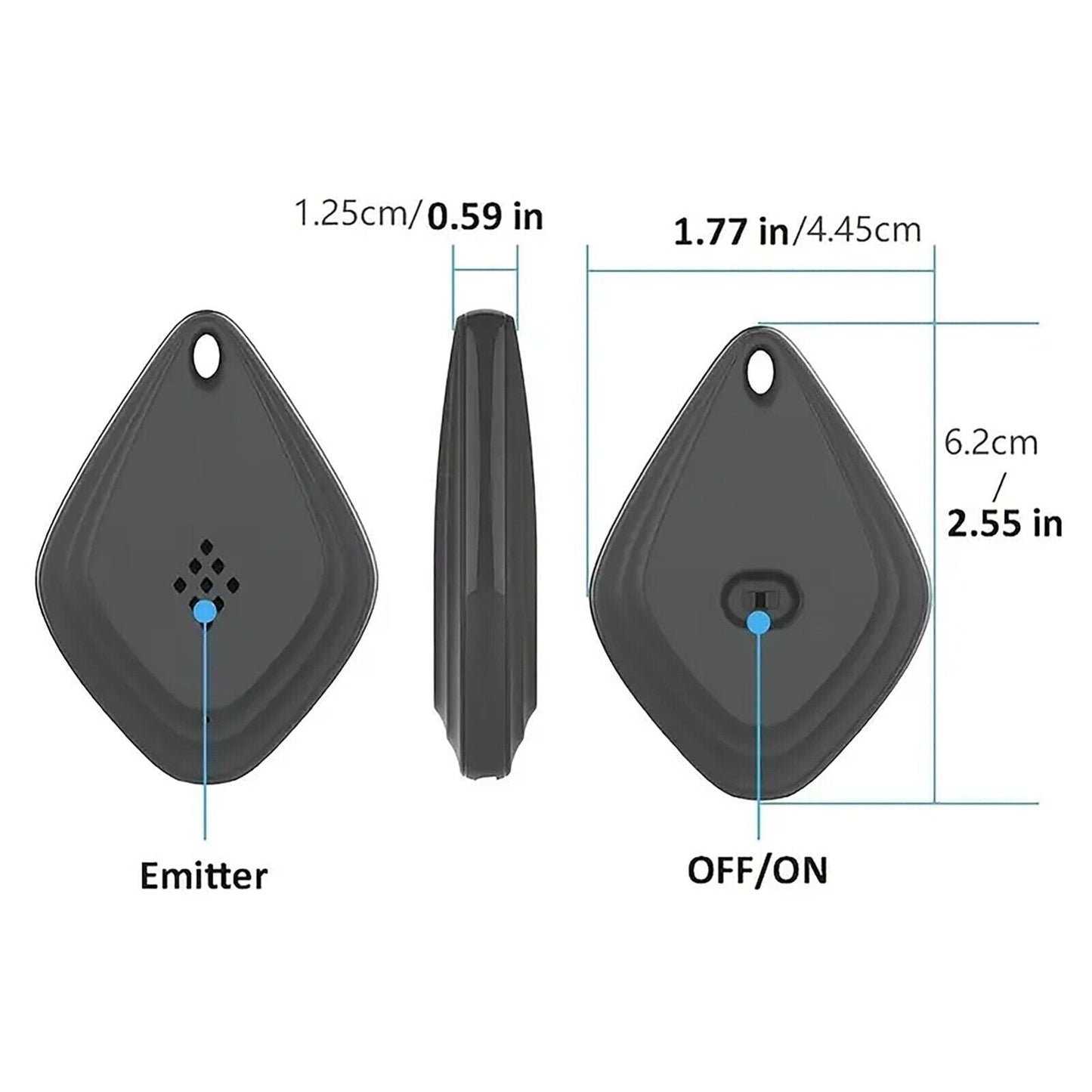 Ultrasonic Portable USB Rechargeable Smart Electronic Pest Repeller-Camping