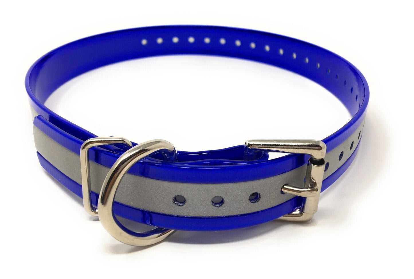 Sparky Pet Co 3/4 inch E Collar Reflective  Replacement Dog Strap- 7 Colors