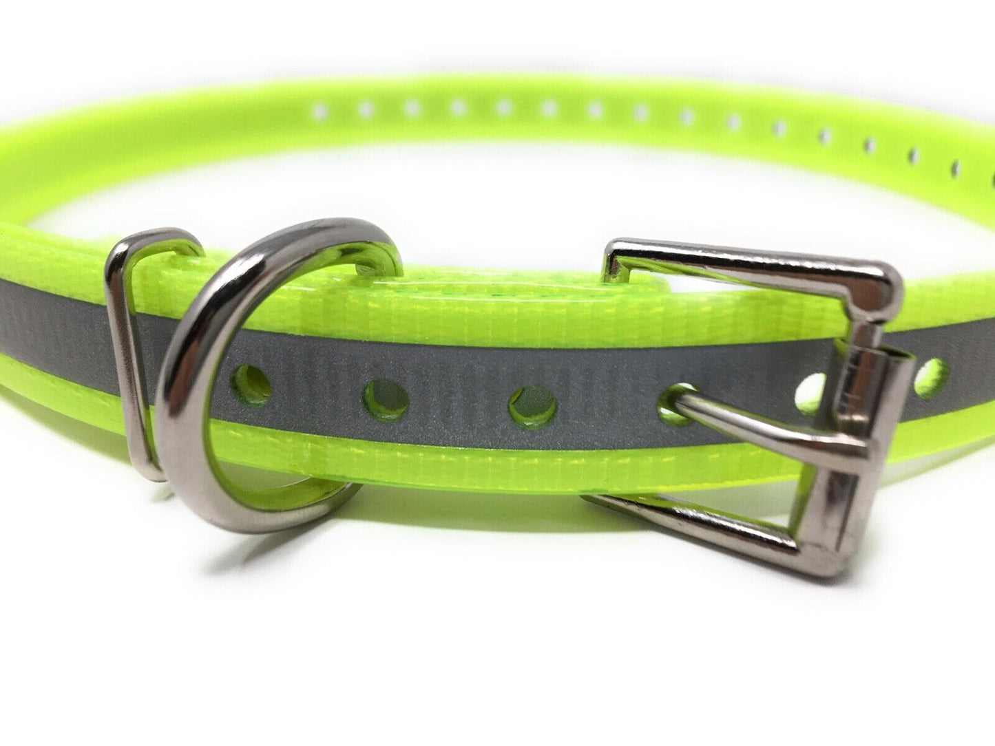 Sparky Pet Co 3/4 inch E Collar Reflective  Replacement Dog Strap- 7 Colors