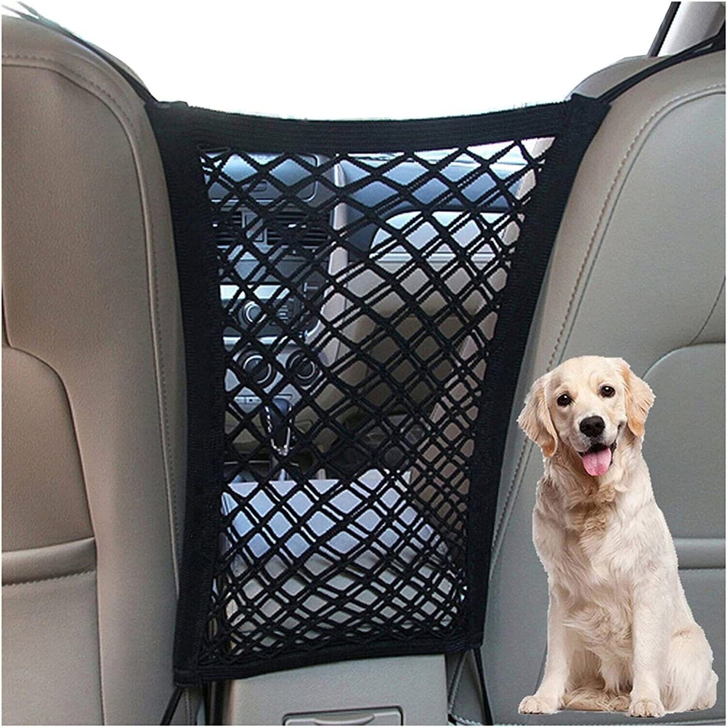 Dog Net For Car, Dog Car Net Barrier, Pet Car Web Car Protection Net, Pet Suppli