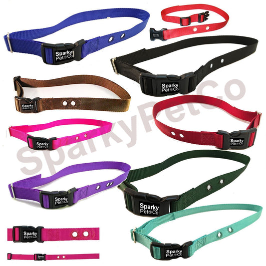 3/4" Nylon 2 Hole 1.25 Collars for Perimeter, Invisible Fence, Dog Watch, Pet Stop