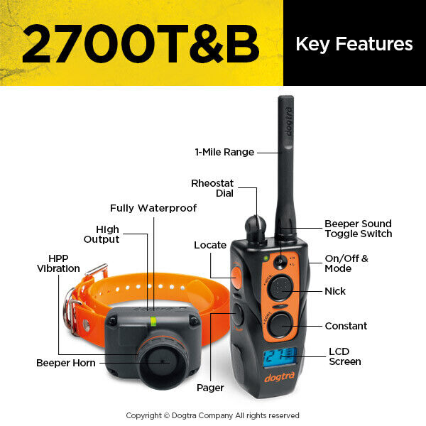 Dogtra 2700T&B Training and Beeper