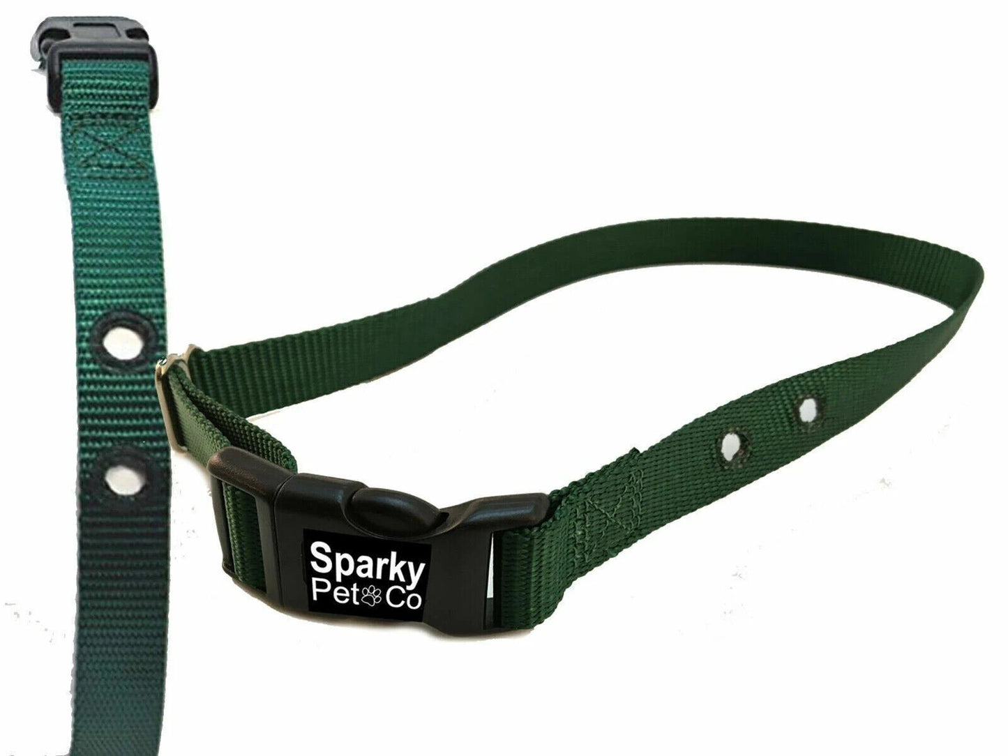 Sparky Pet Co - 1" Replacement Nylon Collar with 2 Holes - Spaced at 1.25" Apart