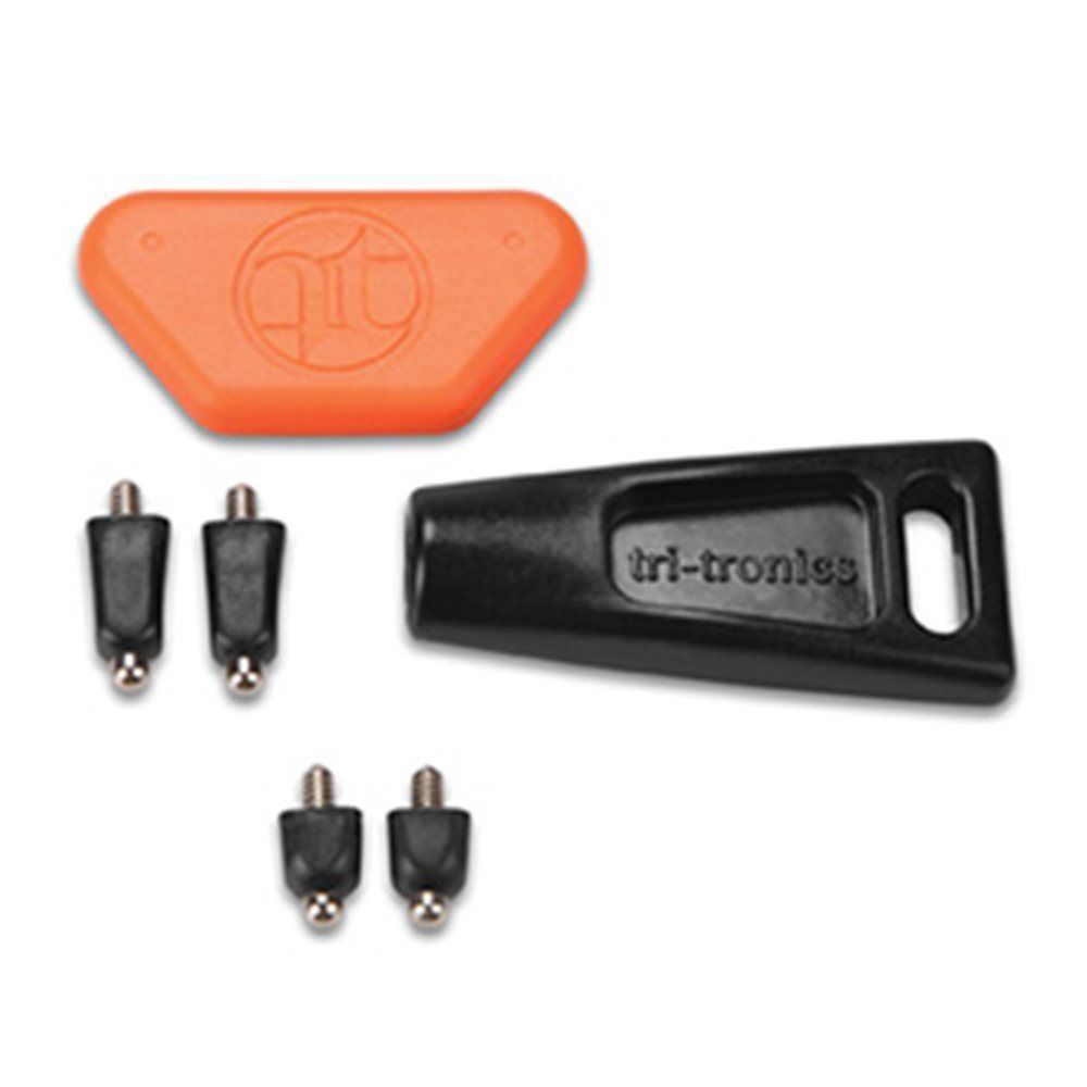 Garmin TT 10 Long & Short  Contact Points & SPC 1" Replacement Strap Neon Orange