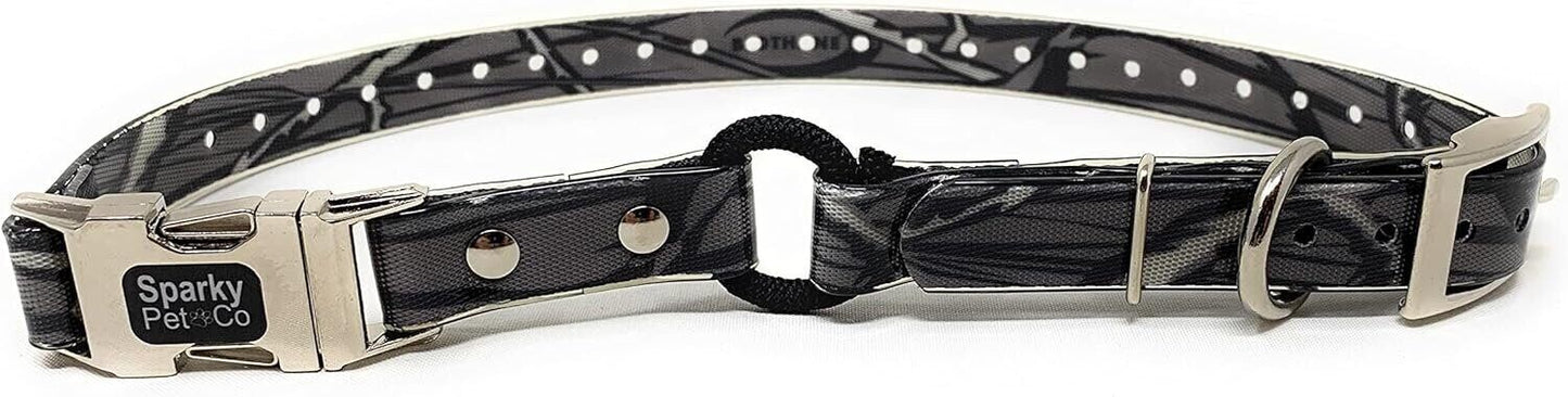 Zeus ECollar Replacement Strap Bungee Biothane Double Buckle Metal Clasp 3/4" (Variants)