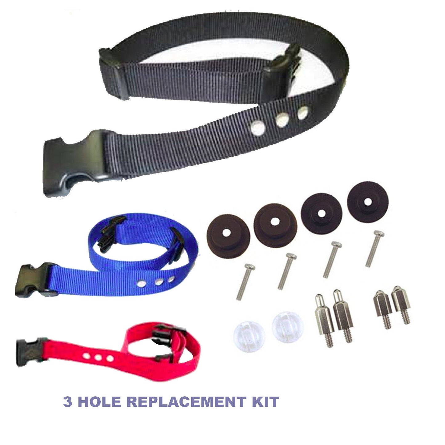 RFA-48 Compatible 1" Replacement Collar Strap 3 Consecutive Hole Combo Accessory Refresh RFA 529