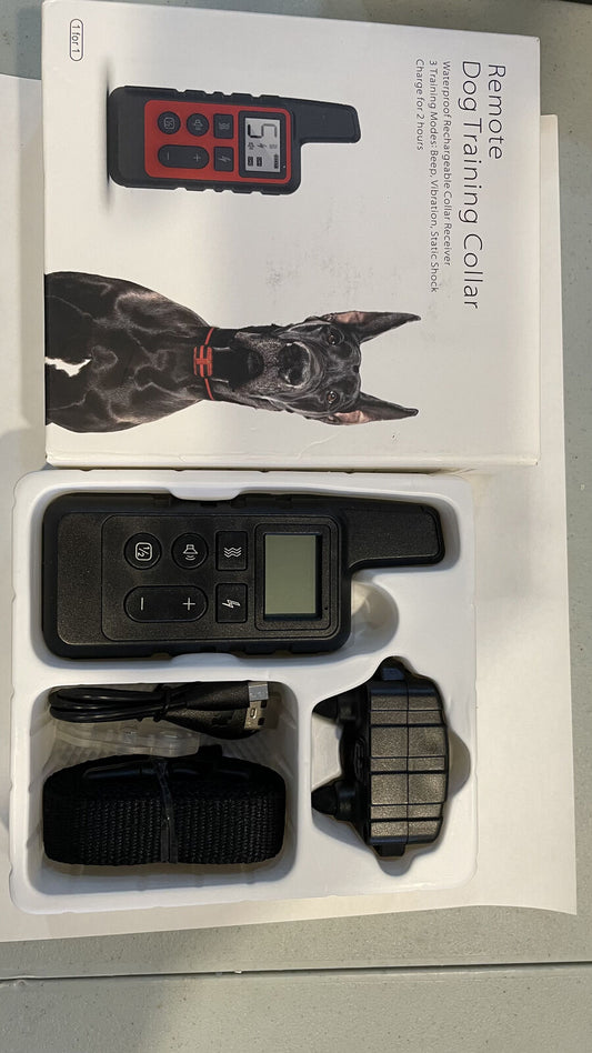 1640-ft Remote Range & Rechargeable with 3 Training Modes Dog Training COLLAR