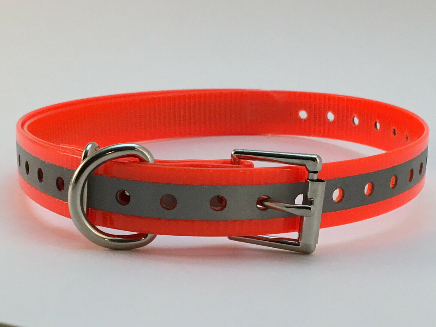 3/4 inch Reflective Dog Collar Strap Dogtra, Garmin  E Collar by Sparky Pet Co