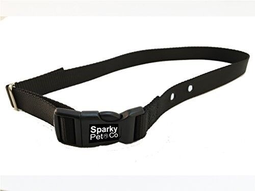 Sparky Pet Co Petsafe Compatible 3/4" Replacement Strap - Black 2 Hole 1.25