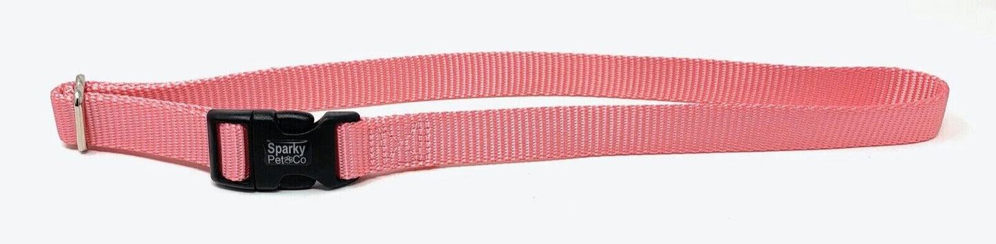 ECollar Replacement Strap 1" - Solid Nylon - Easy Release Dog Collar