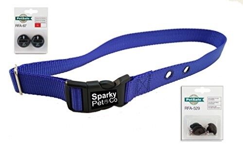 Sparky Pet Co ¾" Replacement Collar 2 Hole 1.25 with  RFA-67D Battery Pack Refresh