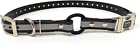 Zeus ECollar Replacement Strap Bungee Double Buckle Metal Clasp 1" Black Reflective