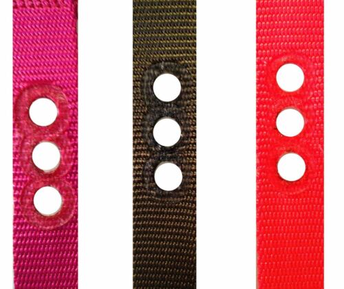 1" Nylon Dog Fence PIF-275-19 Replacement 3 Consecutive Hole  RFA 48 12  Colors