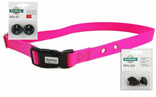 Sparky Pet Co 3/4" Replacement Dog Collar 2 Hole 1.25 + RFA 529 Kit & 67D Alternative