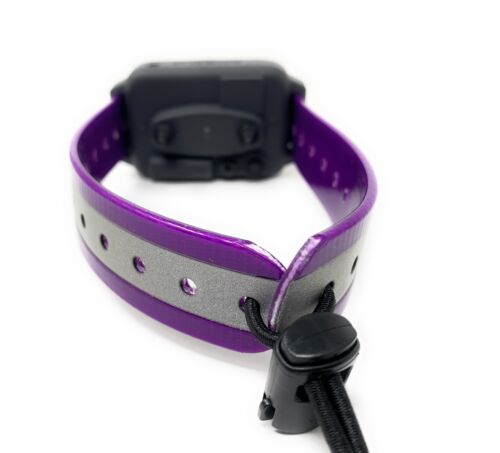 Small Dog GPS Replacement Collar Bungee Multi Hole Flex, 1" Wide, Toggle Closure