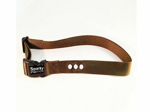 Sparky Pet Co 3/4" Replacement Strap Fits all Bark Collars- RFA 41  2 Holes 1.25