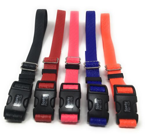 Replacement Biothane Strap Waterproof 3/4" SolidBiothane Embossed Dog Straps