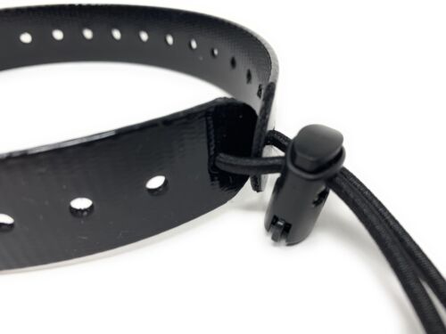 Small Dog GPS Replacement Collar Bungee Multi Hole Flex, 1" Wide, Toggle Closure