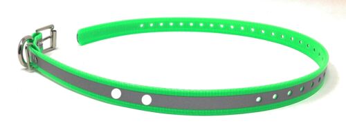 3/4" 2 Hole 1.25" Dog High-Flex 3/4 Reflective Roller Buckle Replacement Strap