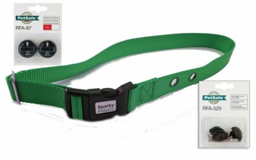 Sparky Pet Co 3/4" Replacement Dog Collar 2 Hole 1.25 + RFA 529 Kit & 67D Alternative