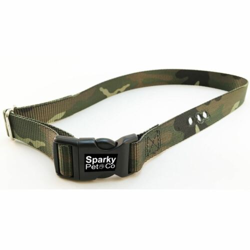 Sparky Pet Co 3/4" Replacement Strap Fits all Bark Collars- RFA 41  2 Holes 1.25