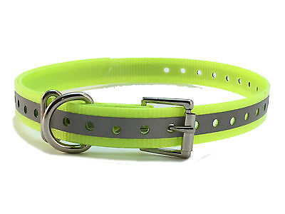 Waterproof, Reflective  3/4" Replacement Dog Straps 8 Colors USA