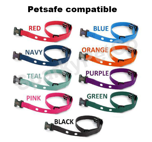 Sparky Pet Co 1" Nylon 2 Hole 1.25 Dog Fence Receiver Replacement Strap - Red