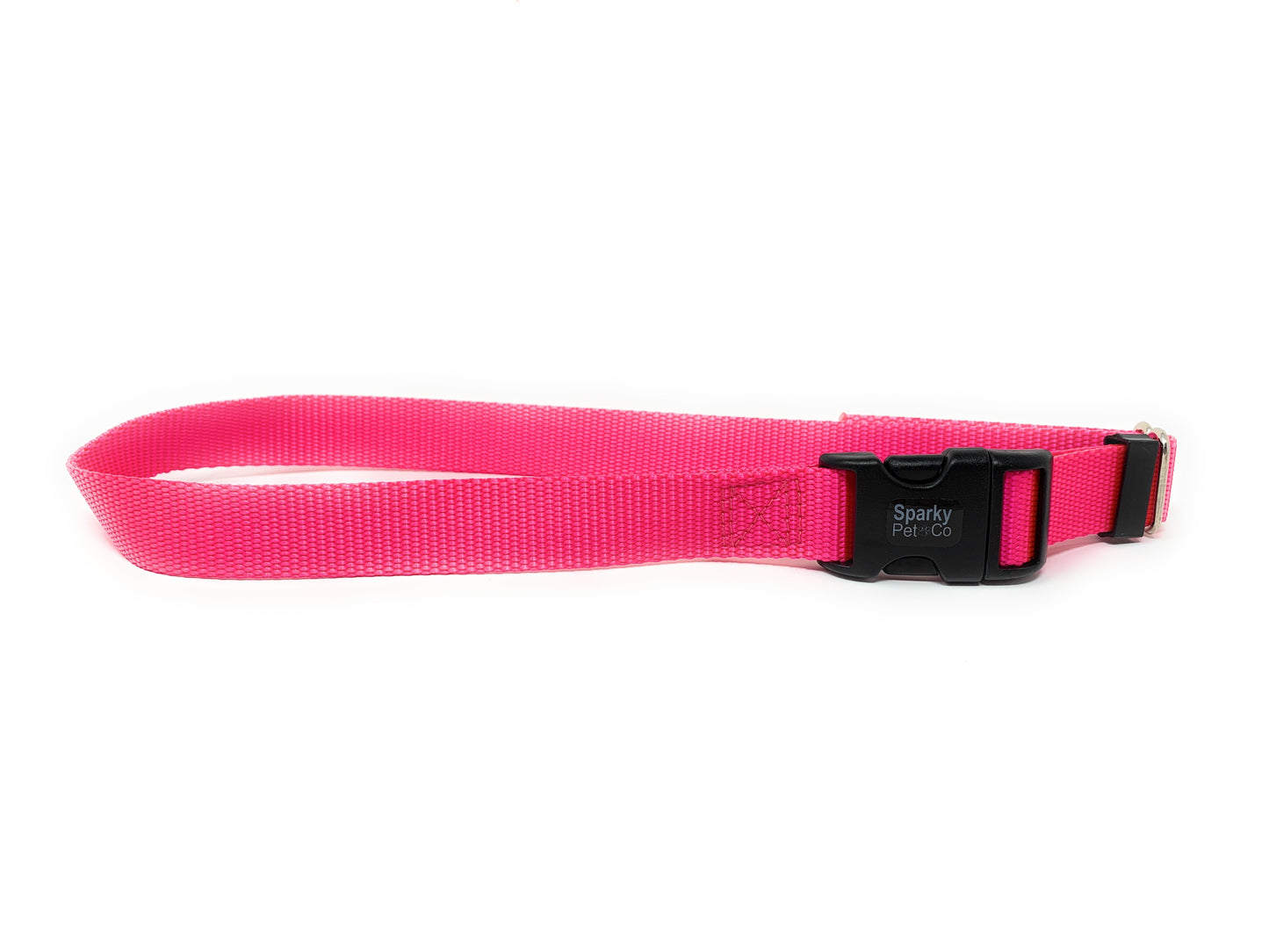 Sparky Pet Co  1" Solid Nylon Replacement Dog Collars for Remote Trainers - 14 Colors