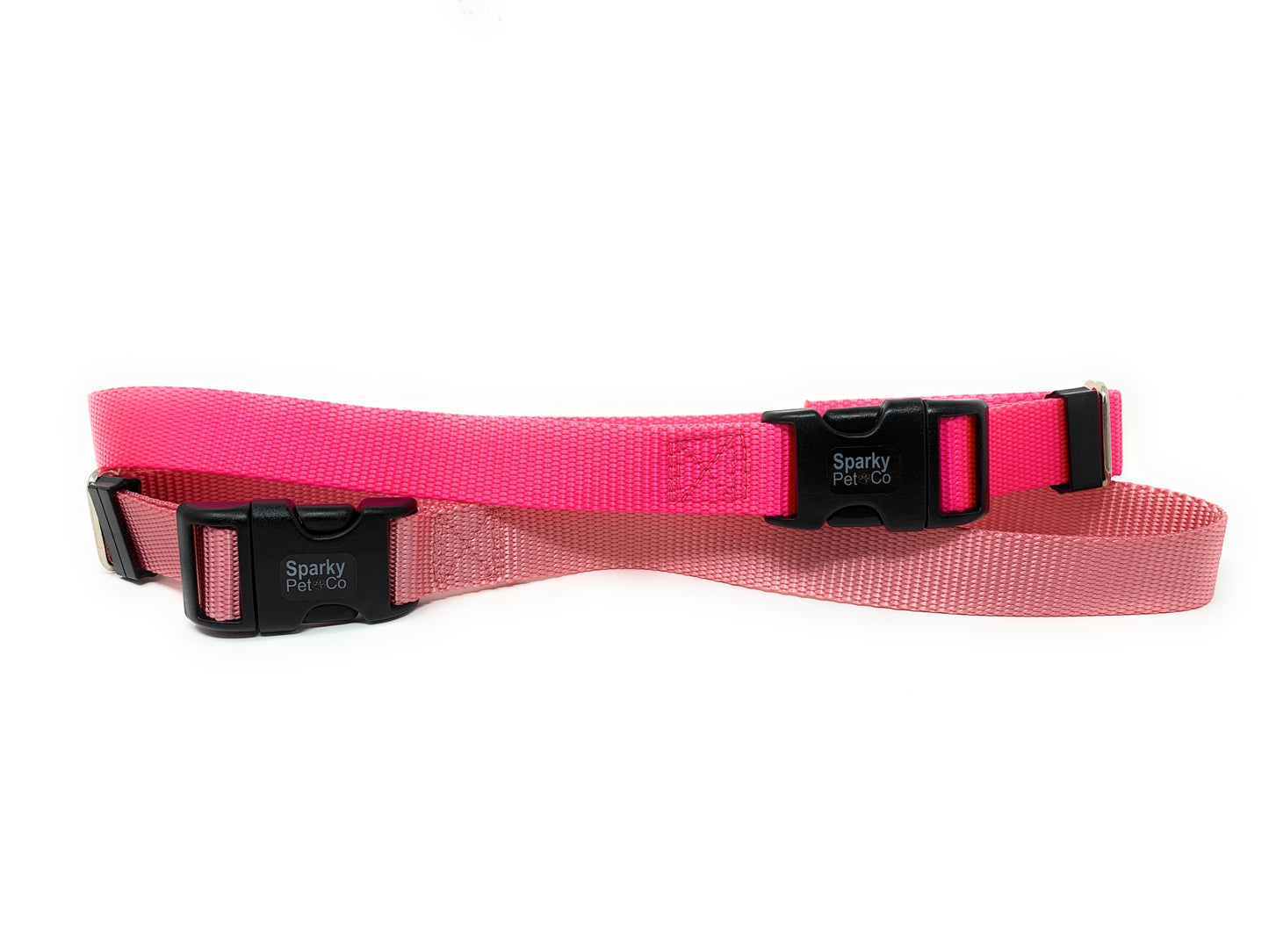 (2) Nylon 3/4 " Wide Solid Replacement Dog Collar Strap For Vibration Bark Control (Bundle)