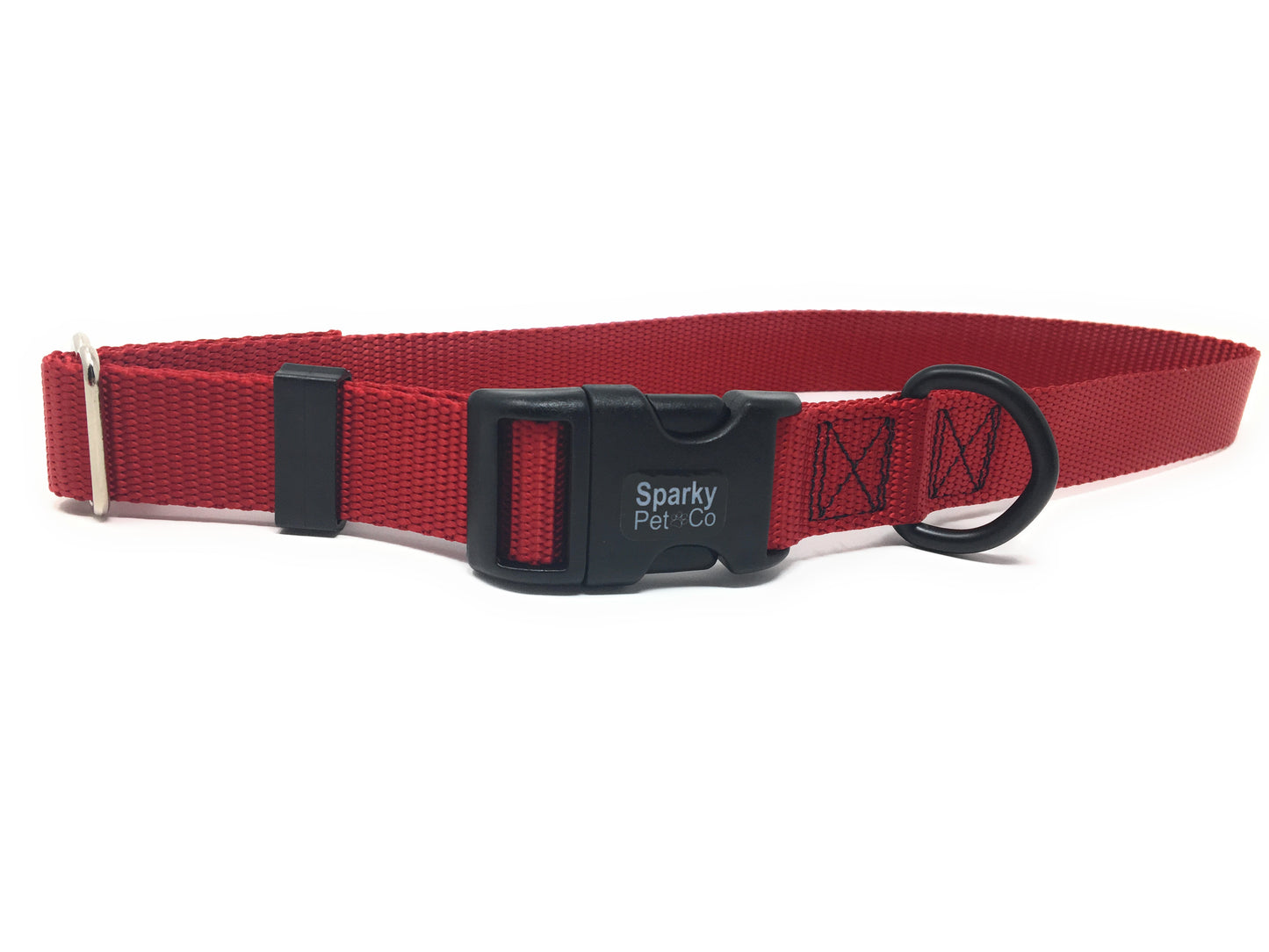 Sparky PetCo 1" Universal Clip-N-Go Adjustable Nylon Dog Collars (Variants)