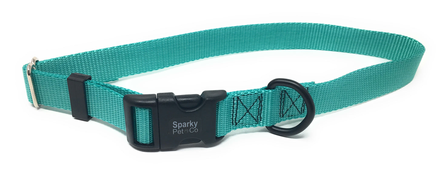 Sparky PetCo 1" Universal Clip-N-Go Adjustable Nylon Dog Collars (Variants)