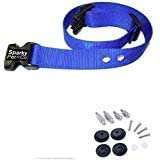 Sparky Pet Co �� 2 Hole 1.25� Replacement Collar Strap and 529 Kit, Blue with