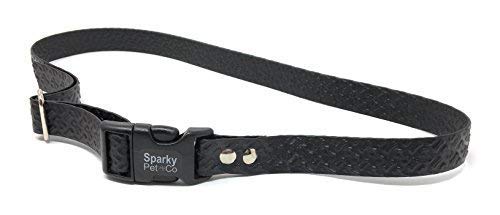 Sparky Pet Co - 1" Biothane All-Weather Bone Embossed Dog Strap