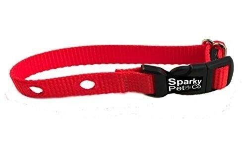 Sparky Pet Co Dog Fence Receiver Heavy Duty Replacement Strap, Neon Orange