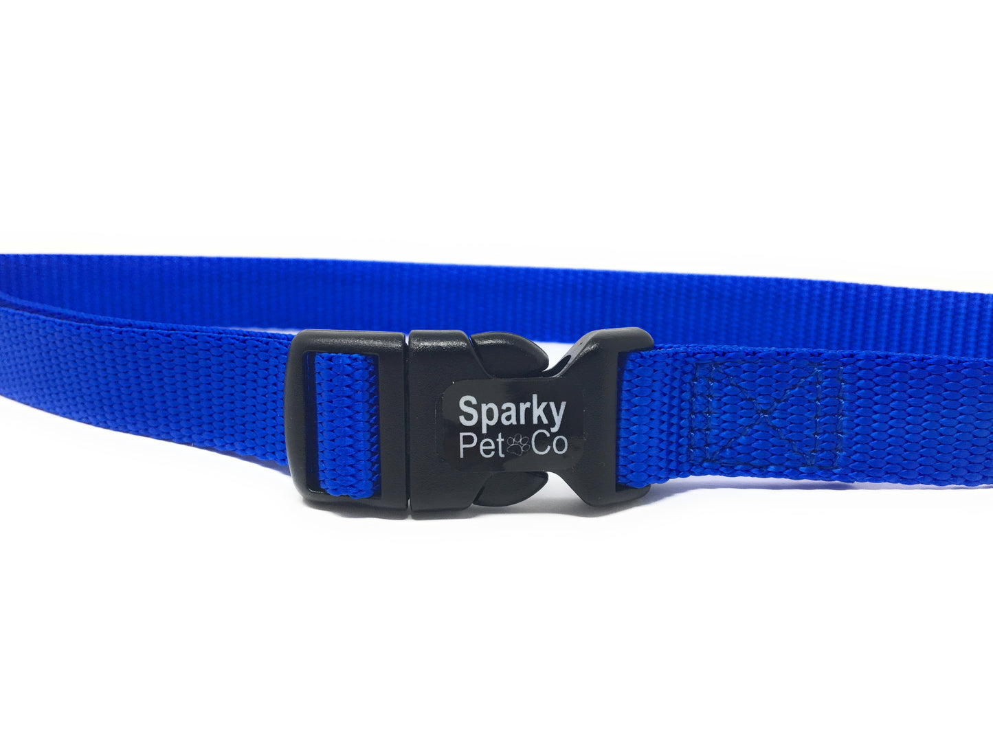 Sparky Pet Co ECollar Replacement Strap Easy Release Buckle Solid Nylon 3/4" x 31" - 11 Colors