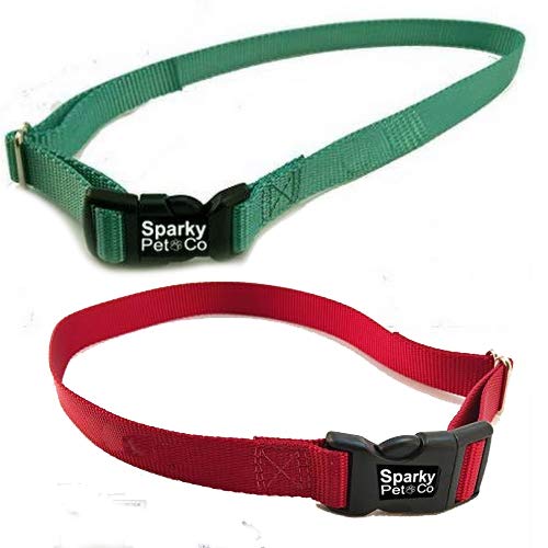 Sparky Pet Co Holiday Universal 2-3/4" Solid Nylon Replacement Straps Compatible