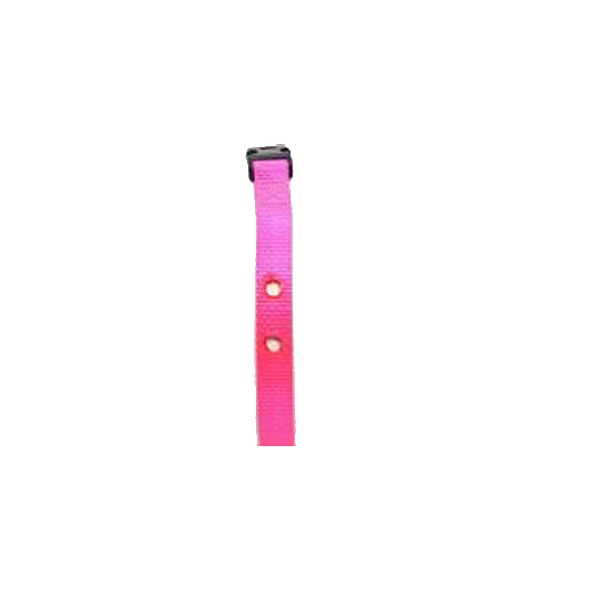 Neon Pink Heavy Duty 3/4" Nylon Replacement Strap 2 Holes 1.25" Apart